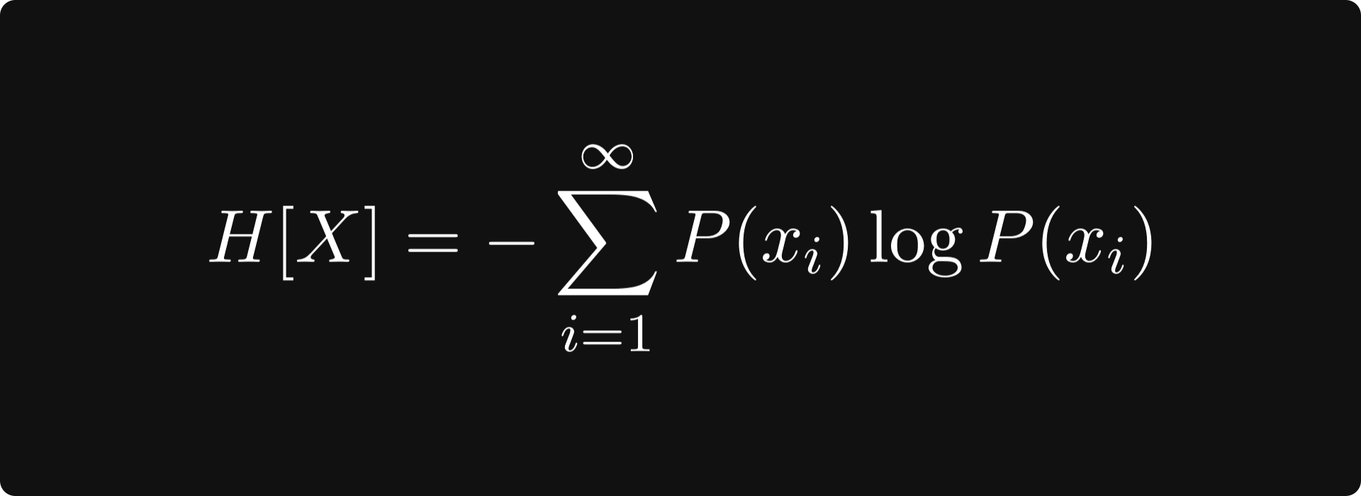 Entropy Discrete