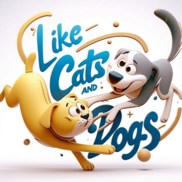 Like Cats and Dogs logo