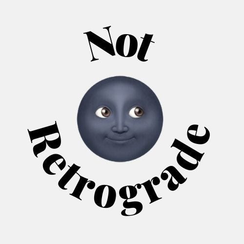 Not Retrograde logo