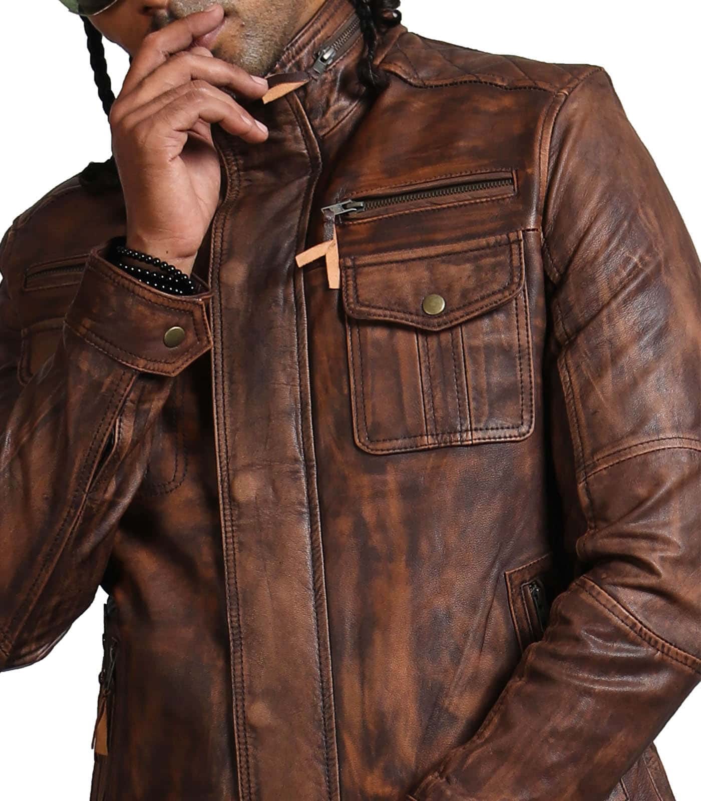 Perfect Fit Leather Jacket Sleeve Alteration and Length Shortening