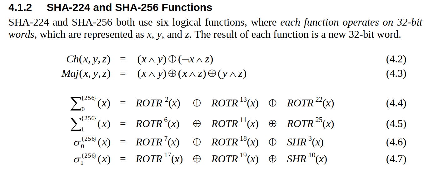 Paper Implementation : SHA-256 NSA Patent Whitepaper