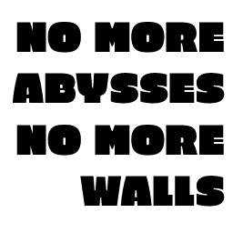 No More Abysses, No More Walls logo