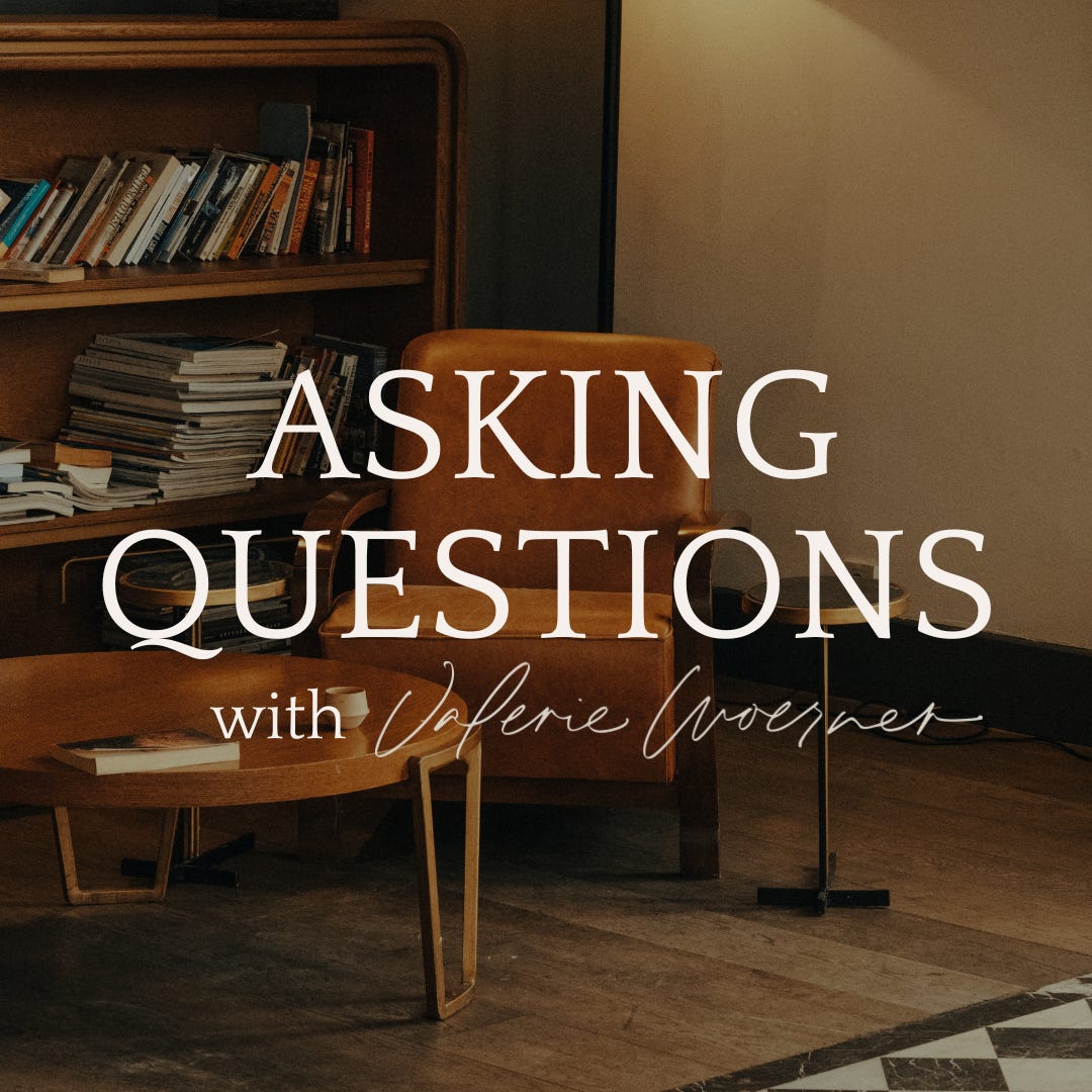 Artwork for Asking Questions with Valerie Woerner