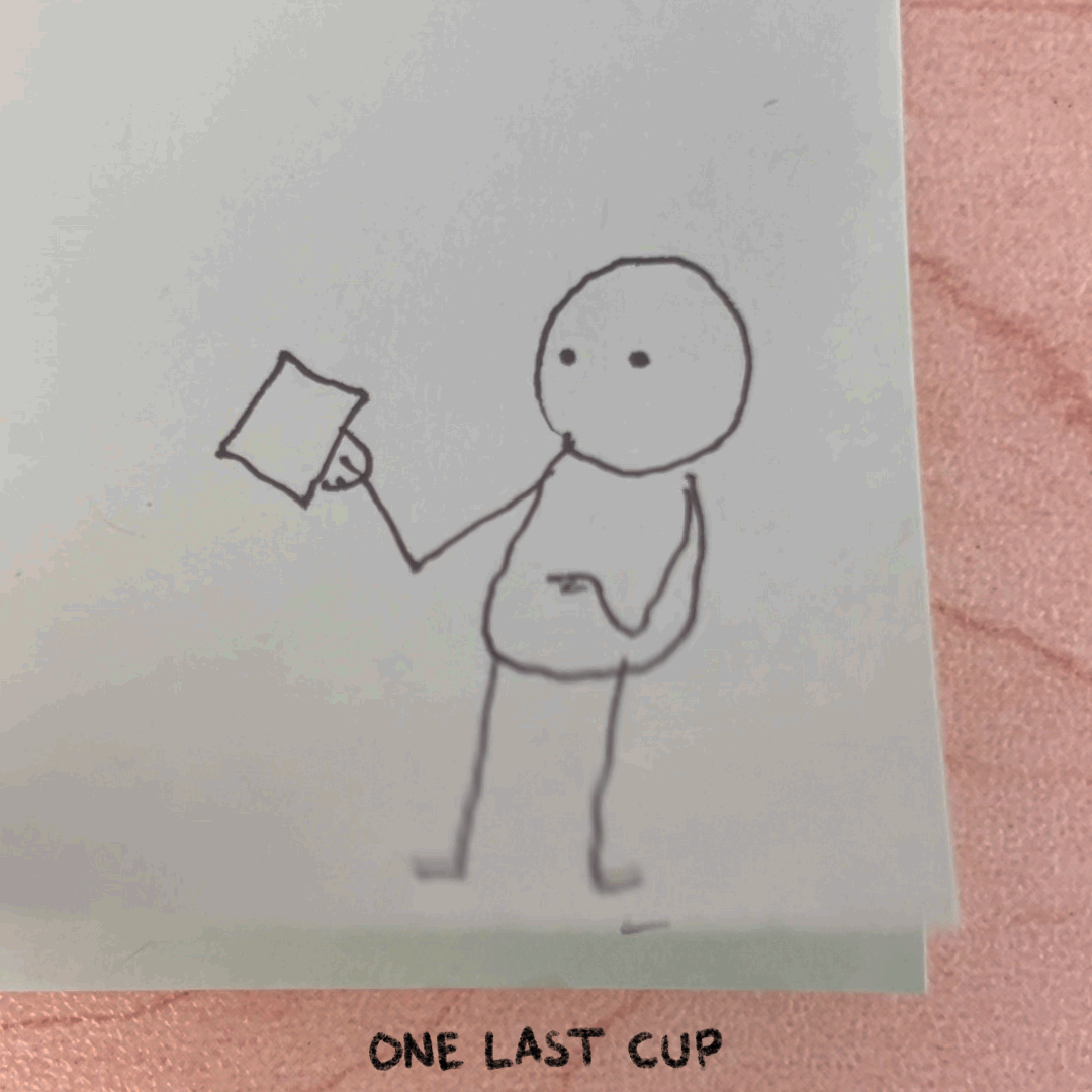 Best Friend Punch Animated GIF creation of my Own Drawing