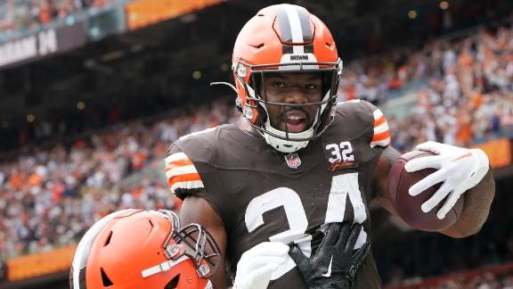 Jerome Ford steps up for Browns with his first NFL touchdown 