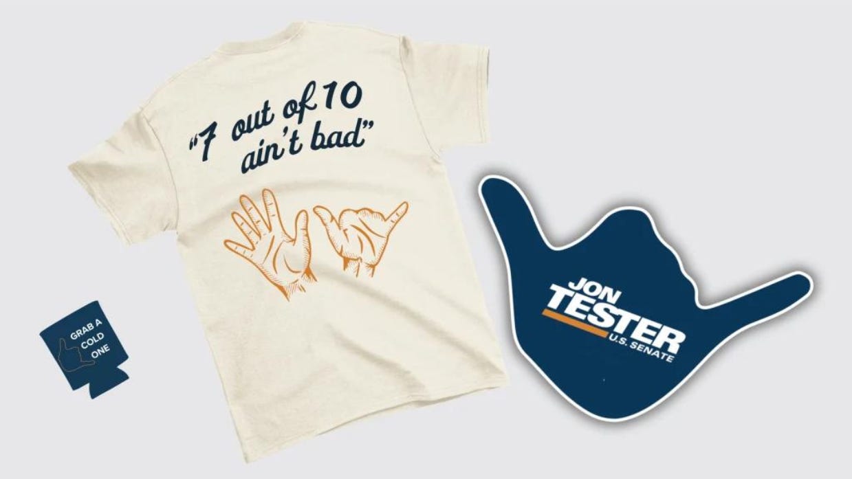 Inside the merch shop for the most vulnerable Democrat in America