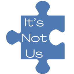 It's Not Us  logo