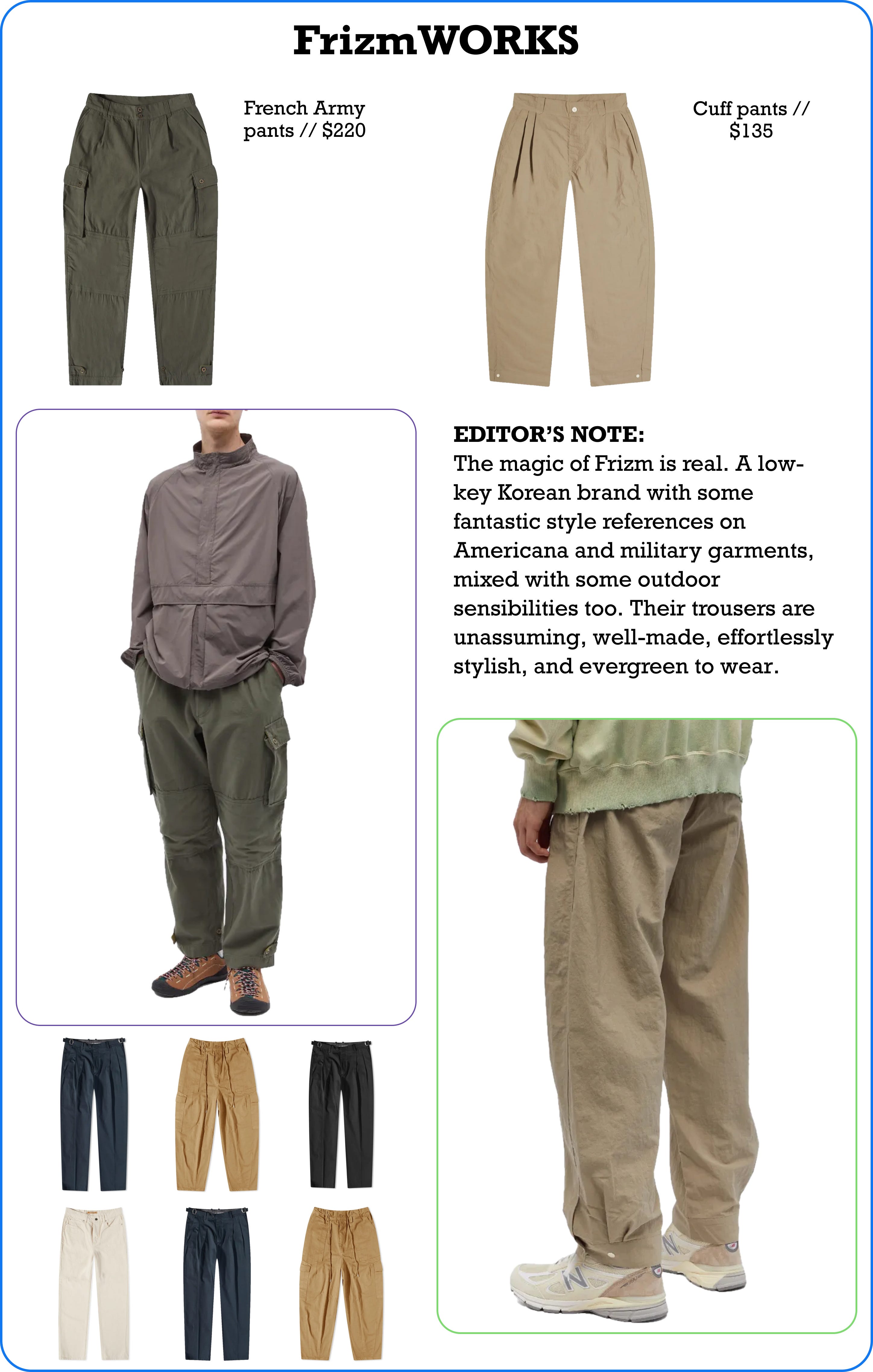 Knit Stretch Trouser (2 color options)