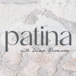 Patina with Dina Aronson logo