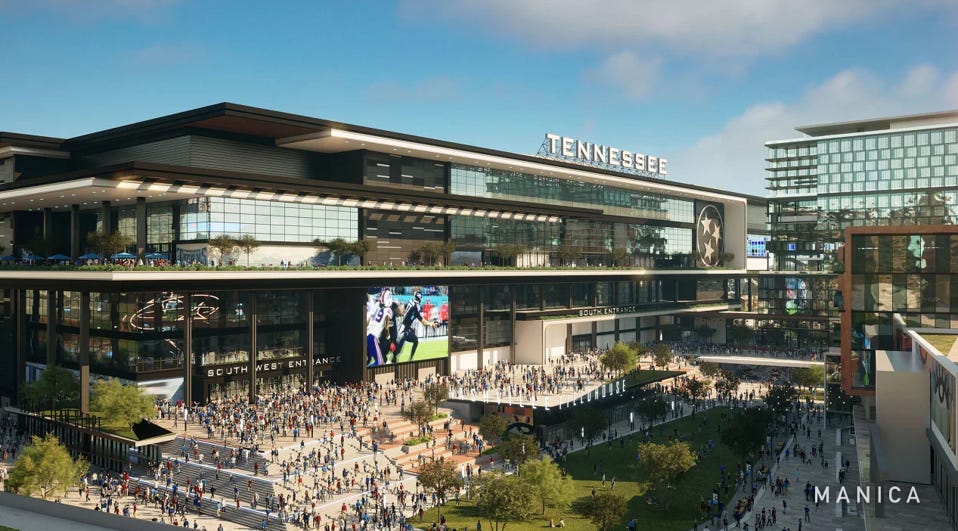 Tennessee Titans Break NFL Record With $1.26 Billion In Public