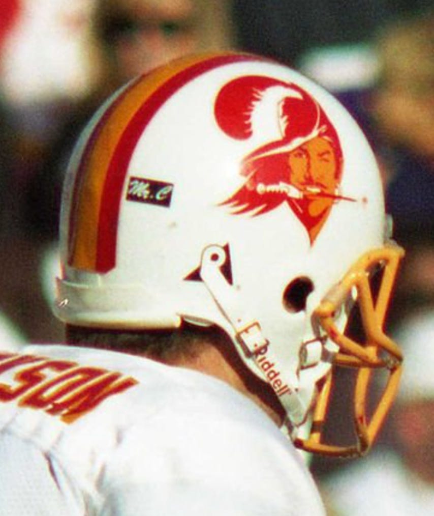 Tampa Bay Buccaneers on X: On this day in 1975, we unveiled our official  team colors, uniform and logo designed by artist-cartoonist Lamar Sparkman  