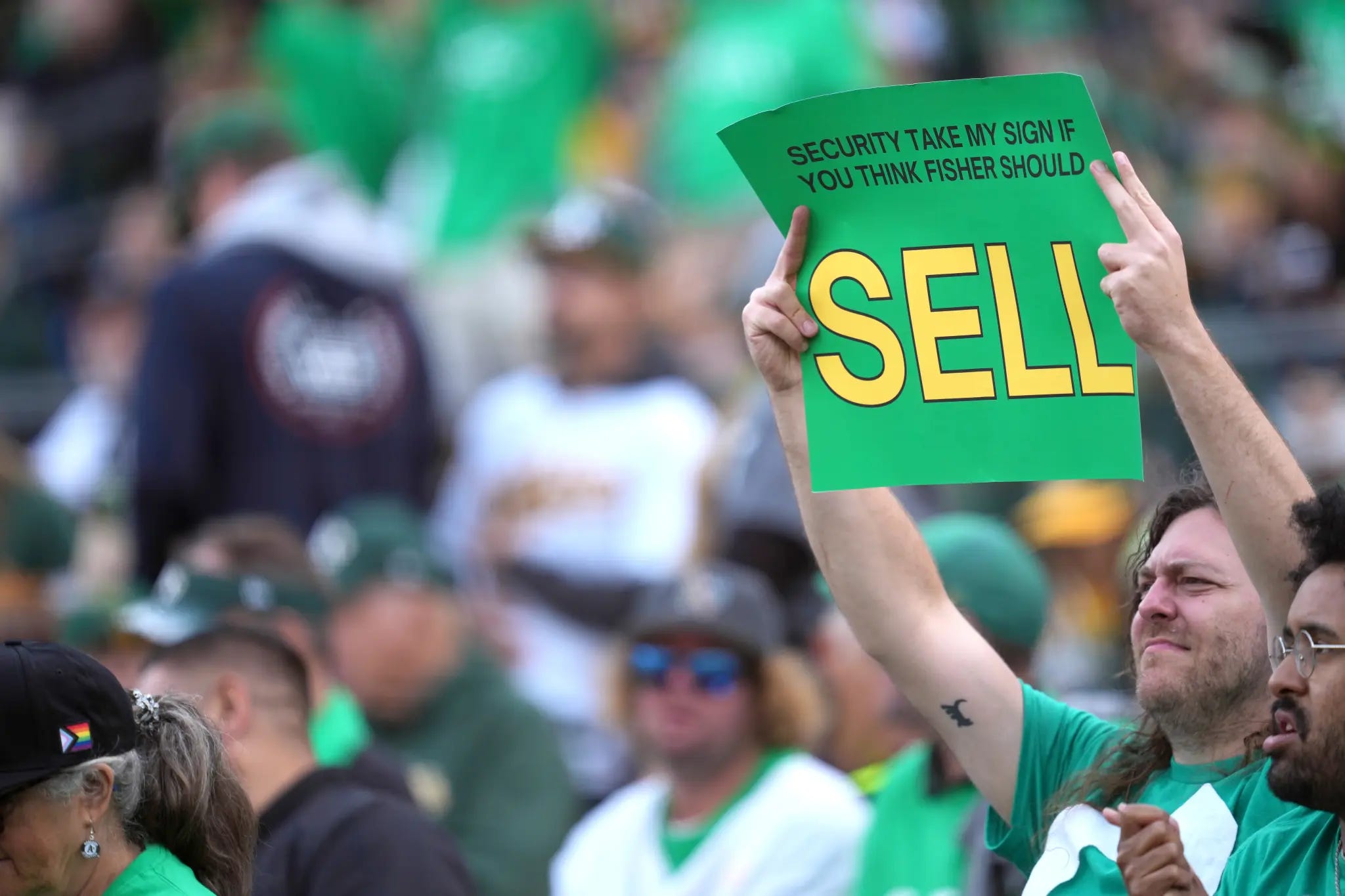 Oakland A's fans come out in full force for reverse boycott urging