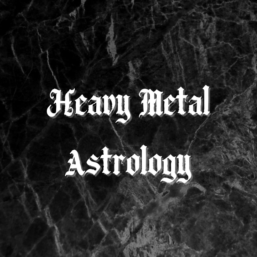 Artwork for Heavy Metal Astrology