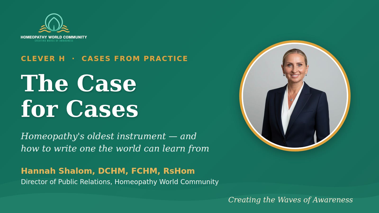 The Case for Cases