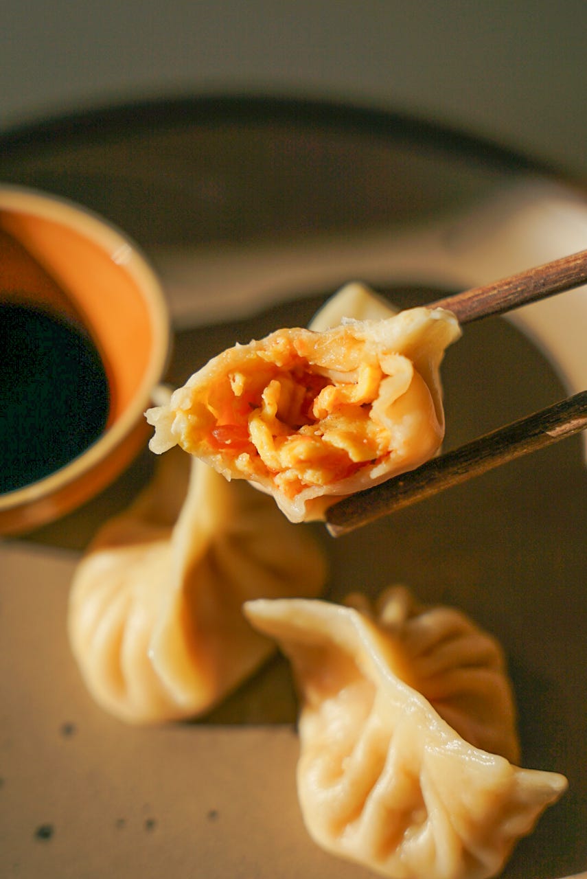 Basil Chicken Dumplings — Eat Cho Food