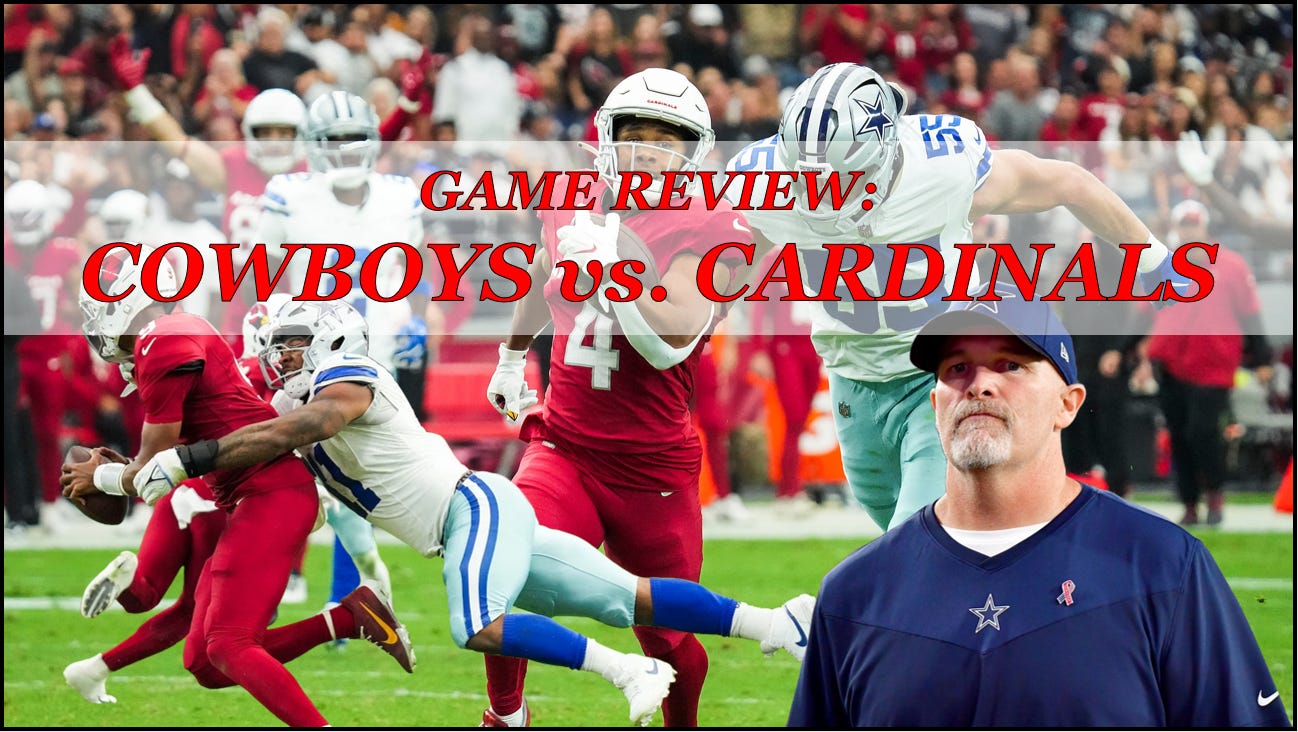 Game Review: Cowboys vs. Cardinals (Week 3 '23)
