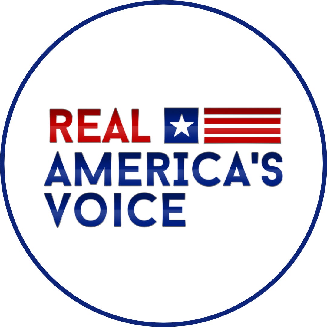 Real America's Voice logo