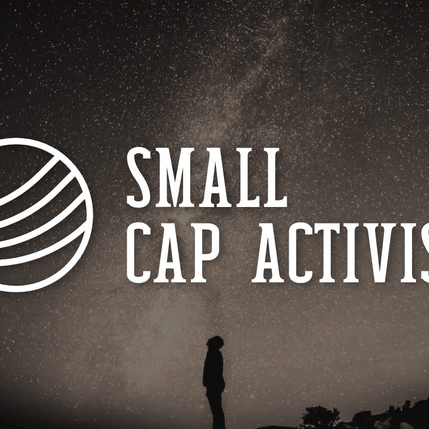 Artwork for Small Cap Activism Substack