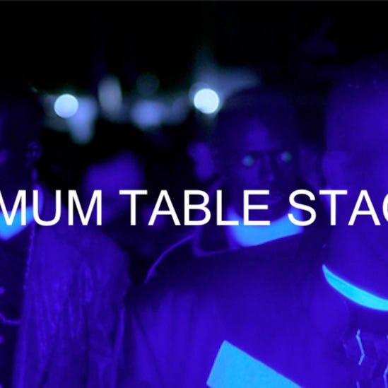 Minimum Table Stacks