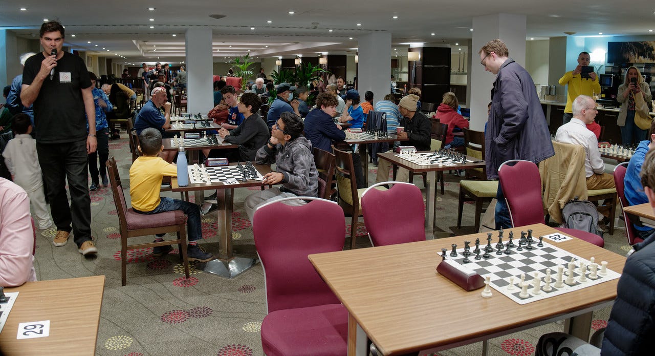 FIDE - International Chess Federation - Four rounds are played at