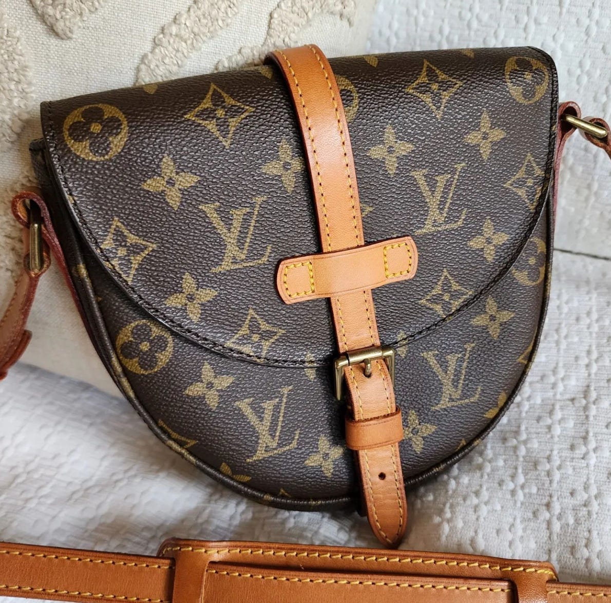 Louis Vuitton Small/Large Vintage Bucket Bag leather vachetta Strap  Replacement
