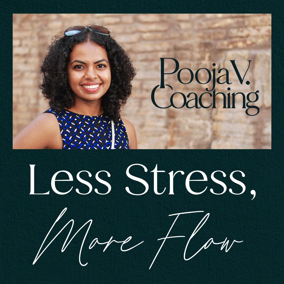 Artwork for Less Stress, More Flow with Pooja V.