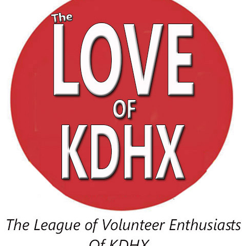 The Love of KDHX logo