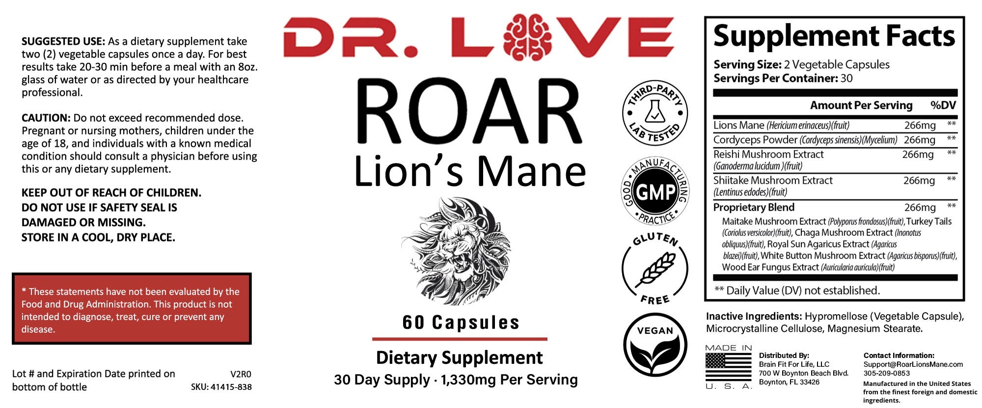 Roar Lions Mane Dr Love: Can This Supplement Really Boost Your Brain?