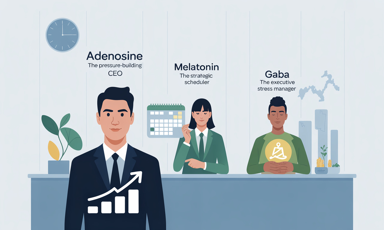The Sleep C-Suite: What Every Leader Needs to Know About Melatonin, GABA & Adenosine
