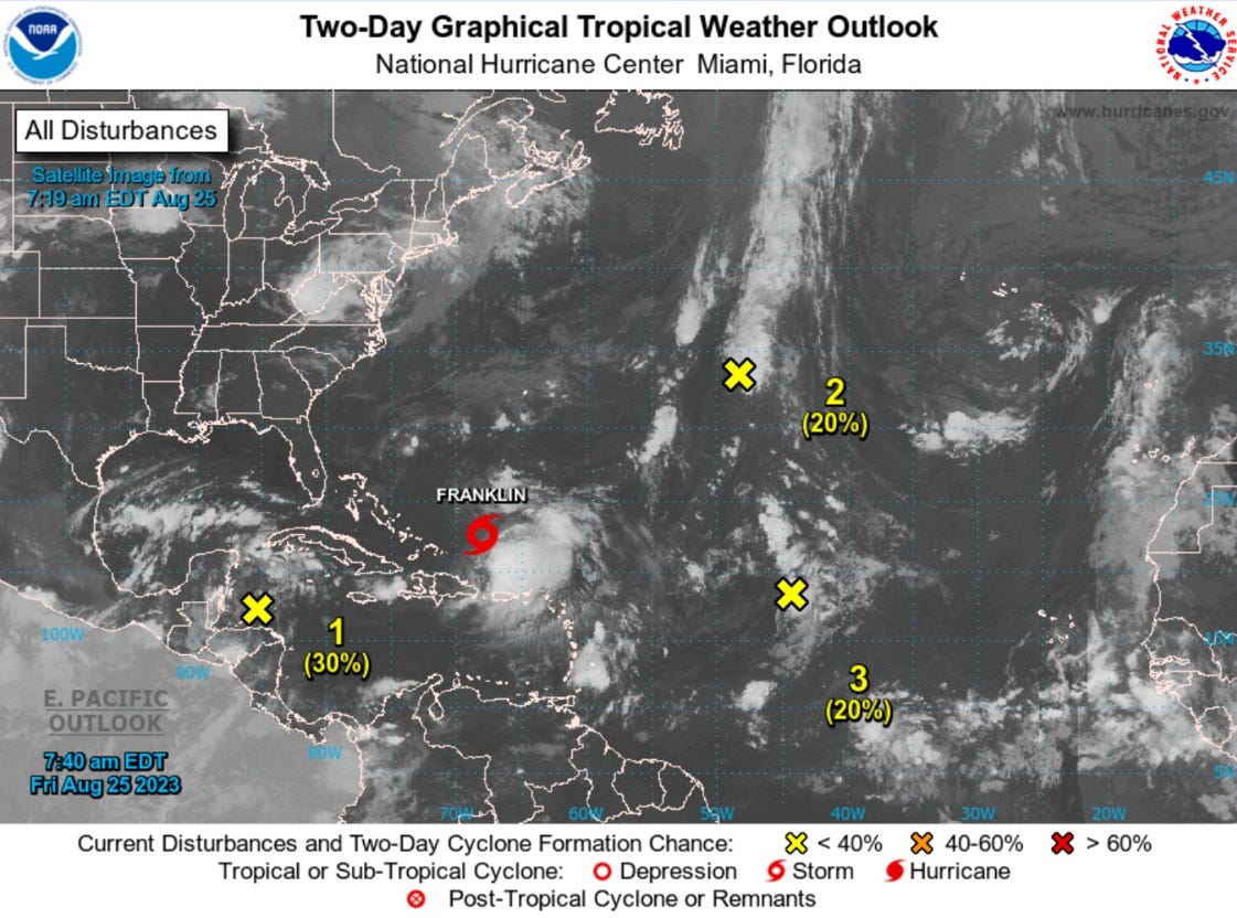 NHC Eastern Pacific on X: 8AM PDT Nov 23: Tropical Depression Twenty-E  forms in the East Pacific Basin. System is forecast to be short-lived and  remain over the open ocean. For the