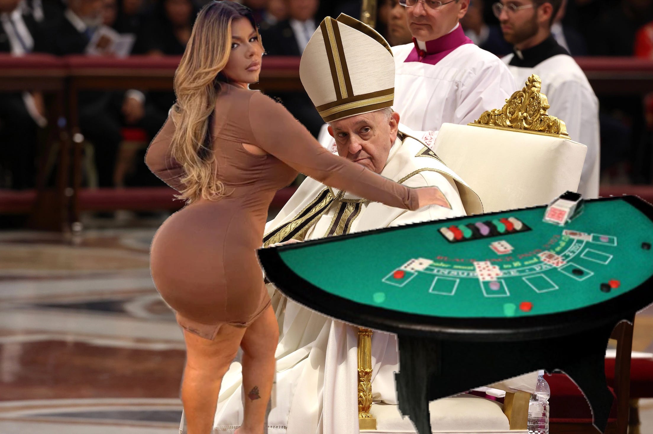Can't I Just Talk About Big Booty Latina Women For Once?” Pope Francis  Appears To Be Tired Of Discussing Catholicism All Day