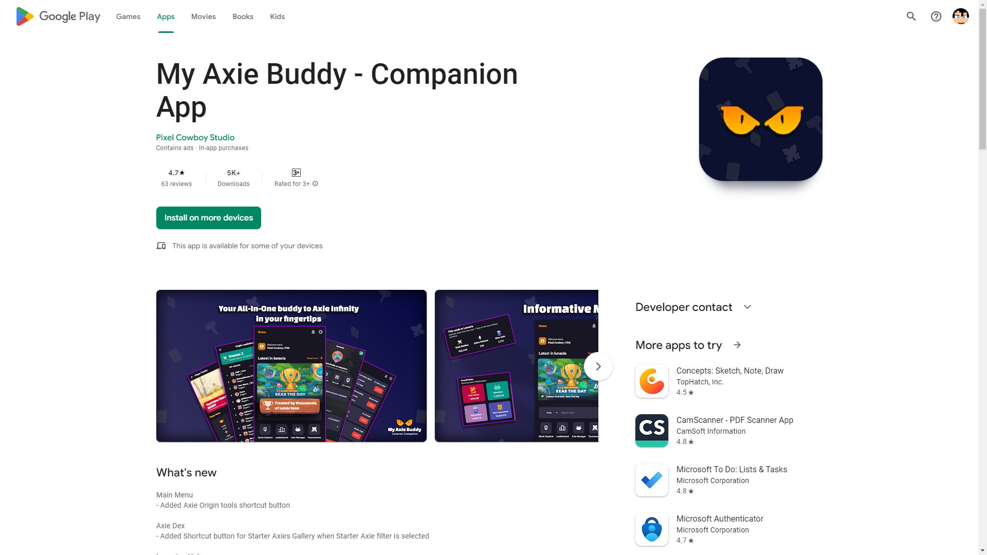 Axie Buddy V9  Change Log - My Axie Buddy