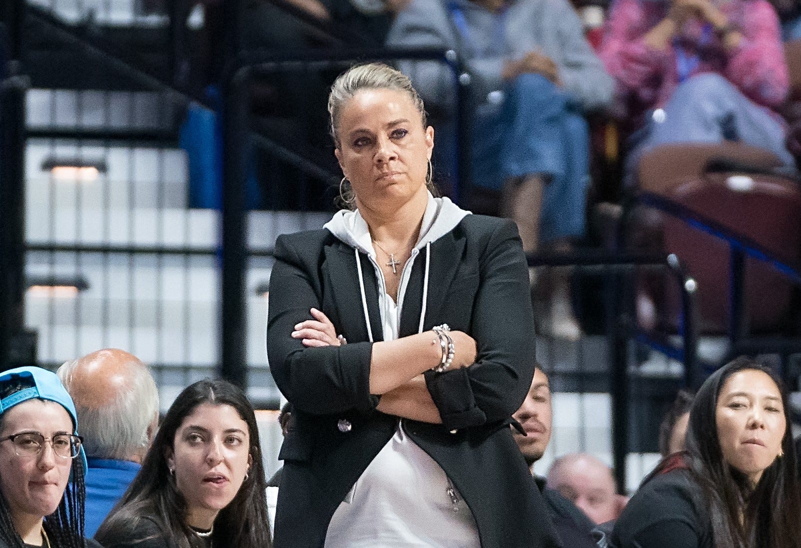 Aces' Becky Hammon sounds off on defensive mishaps in loss to Liberty