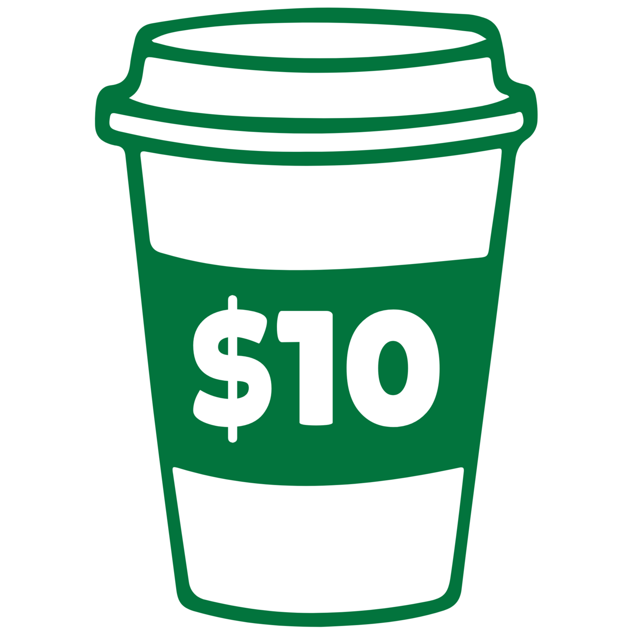 Ten Dollar Latte logo