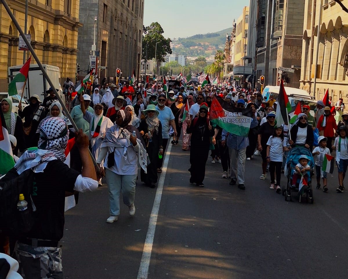 Thousands of Capetonians March for Palestine
