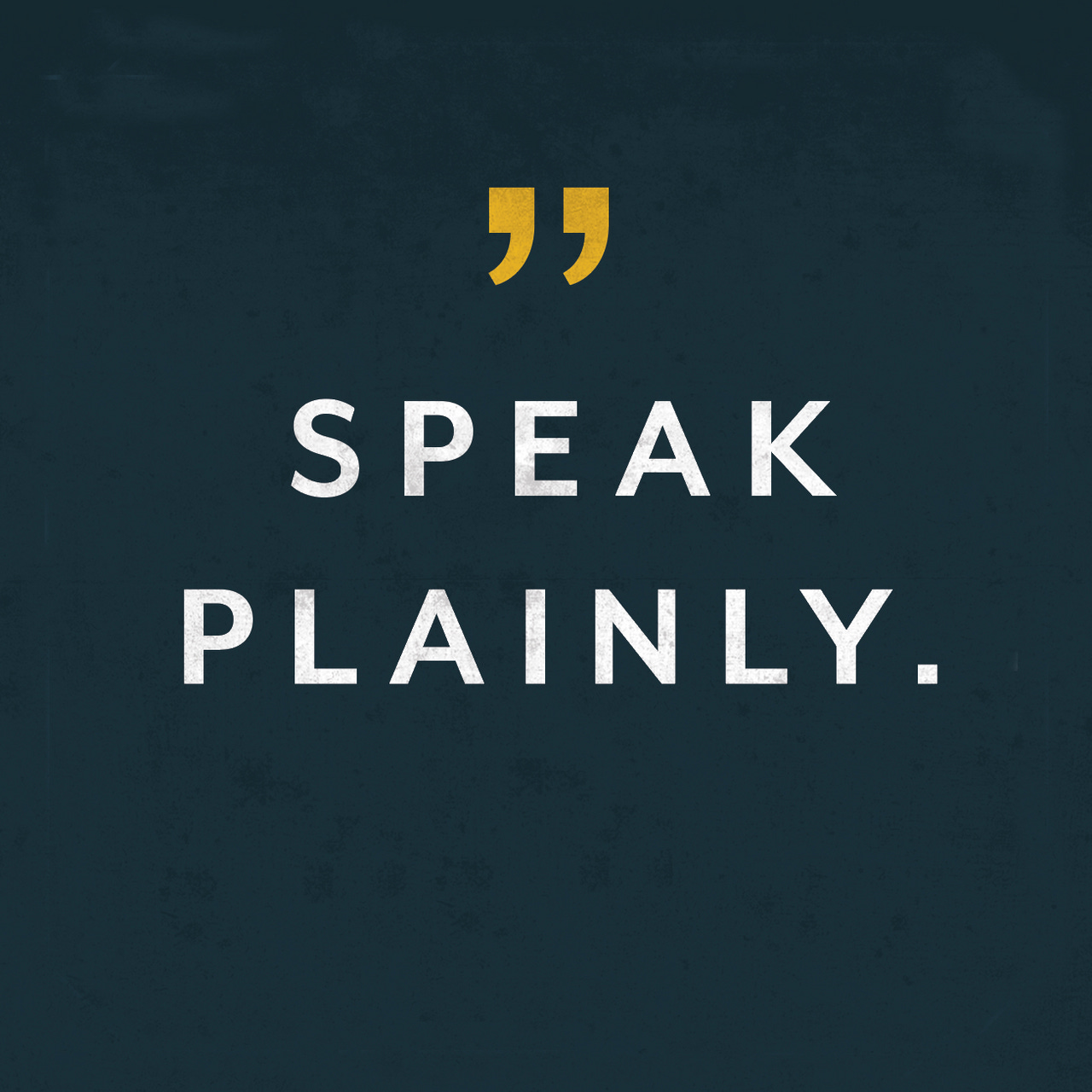 Artwork for The Speak Plainly Newsletter