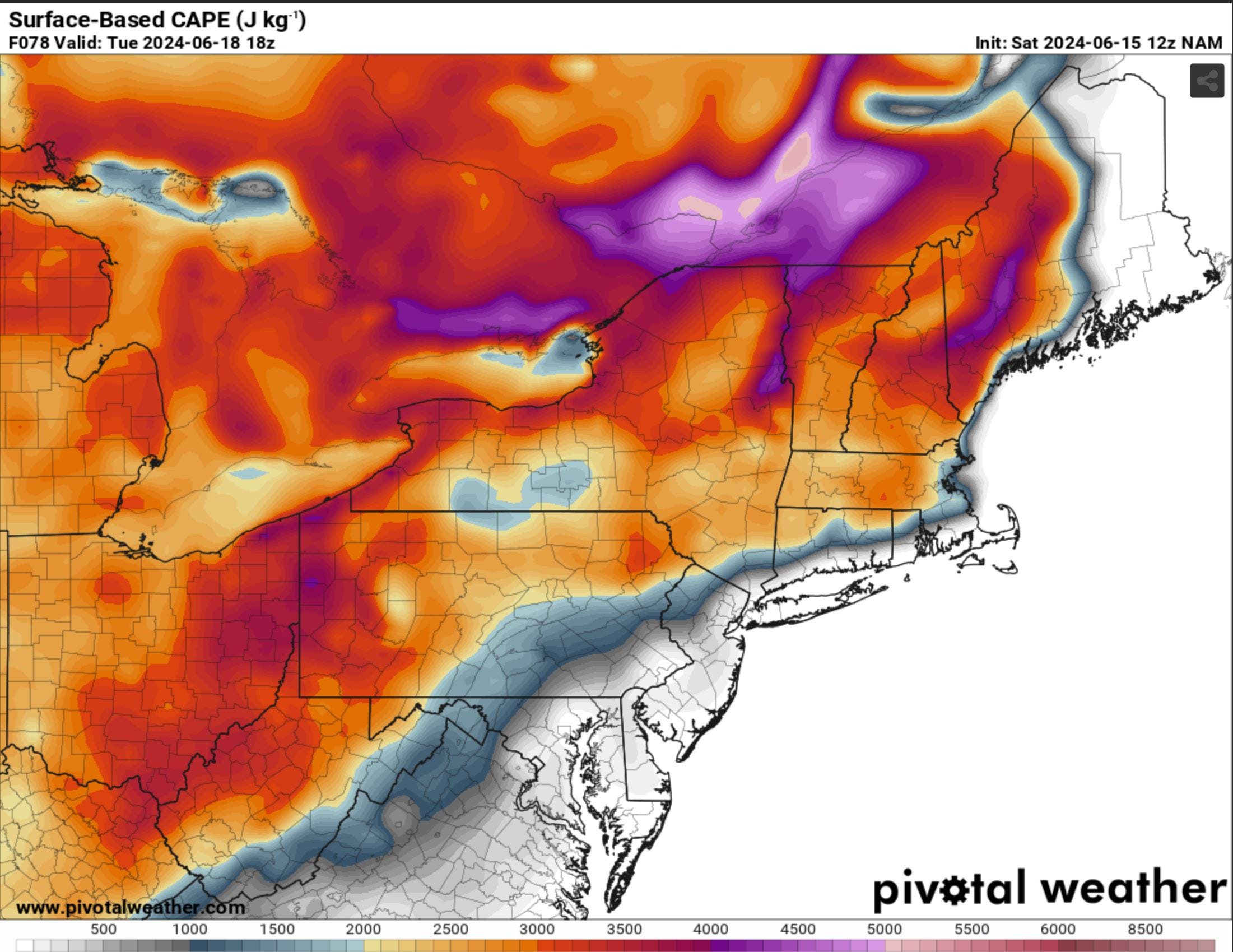 A Heatwave (And Potential Severe Weather) Incoming For The East