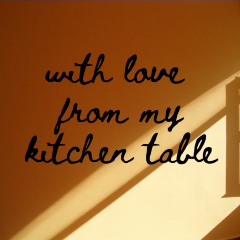 With Love From My Kitchen Table logo