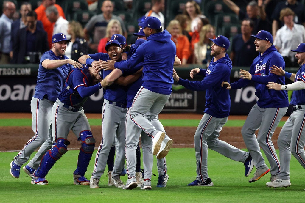 Texas Rangers win their first-ever World Series title, beating the