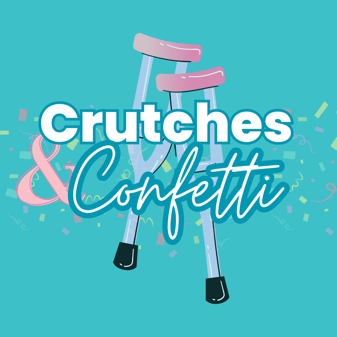 Crutches & Confetti logo