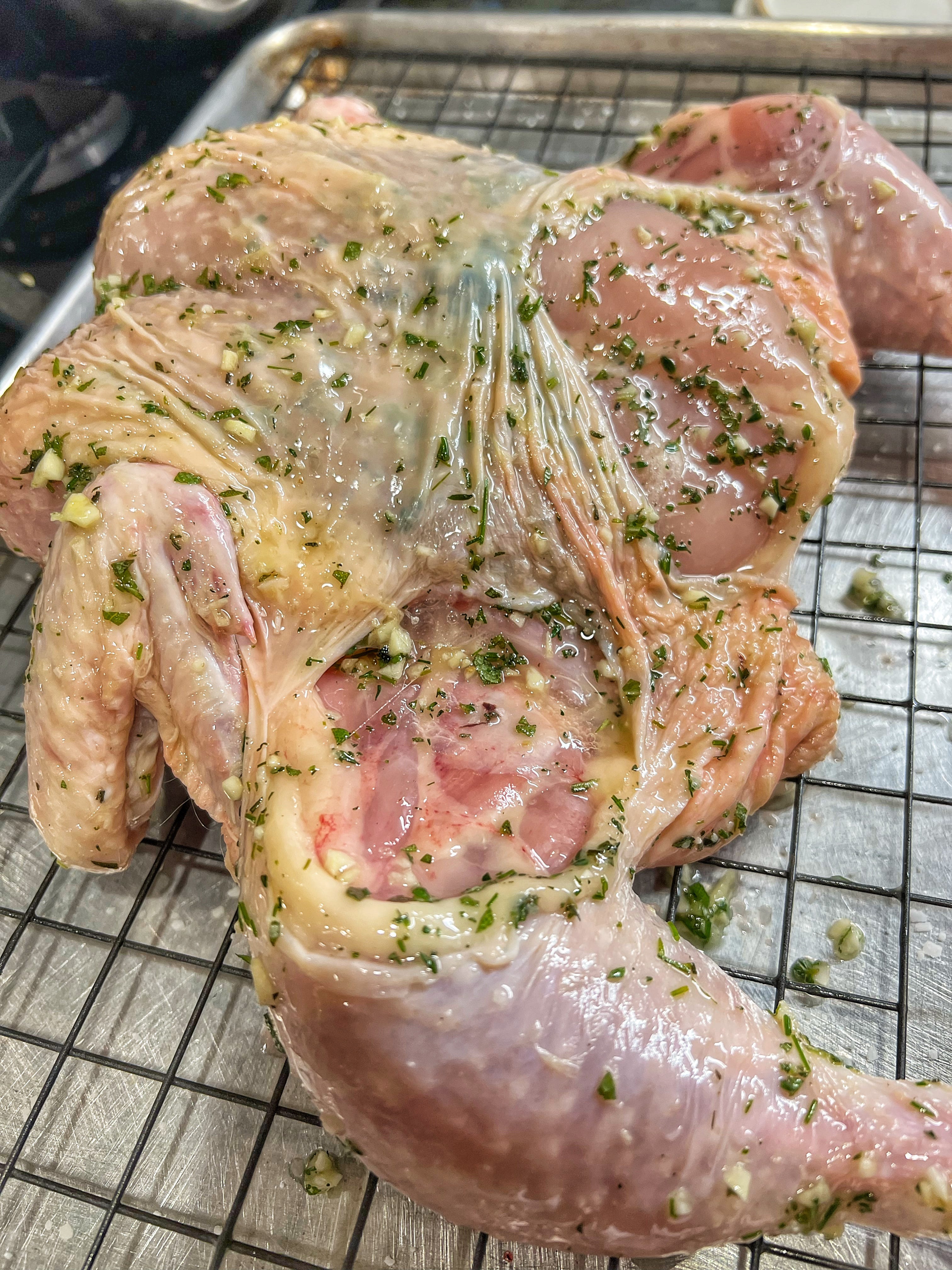 Spatchcock Chicken, birds, chicken meat, 3 birds, 1 probe. Very  impressive @bitemebbq! 🤩 Share your #MEATER cooks with us too and use the  #MEATERmade hashtag!, By MEATER