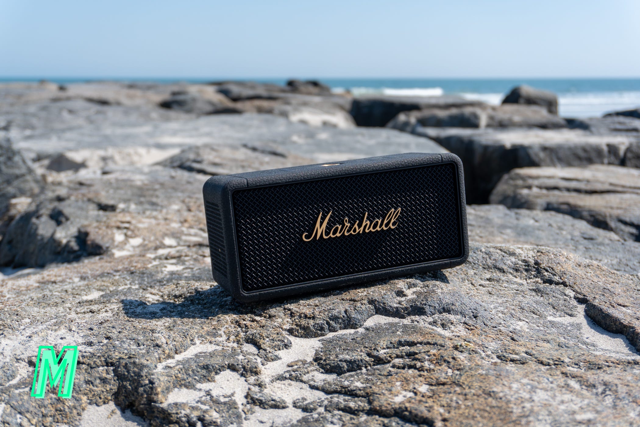 Marshall Middleton 60 W Portable Bluetooth Speaker, Cream 