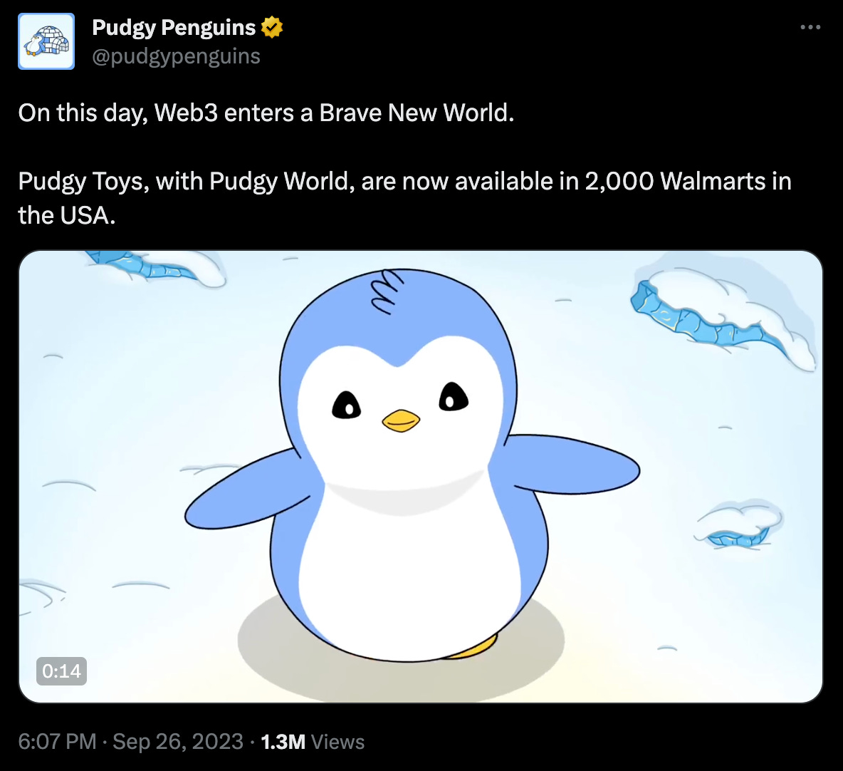 NiftyNoon: Can Pudgy Penguin's Walmart Partnership Save Profile Picture  NFTs?