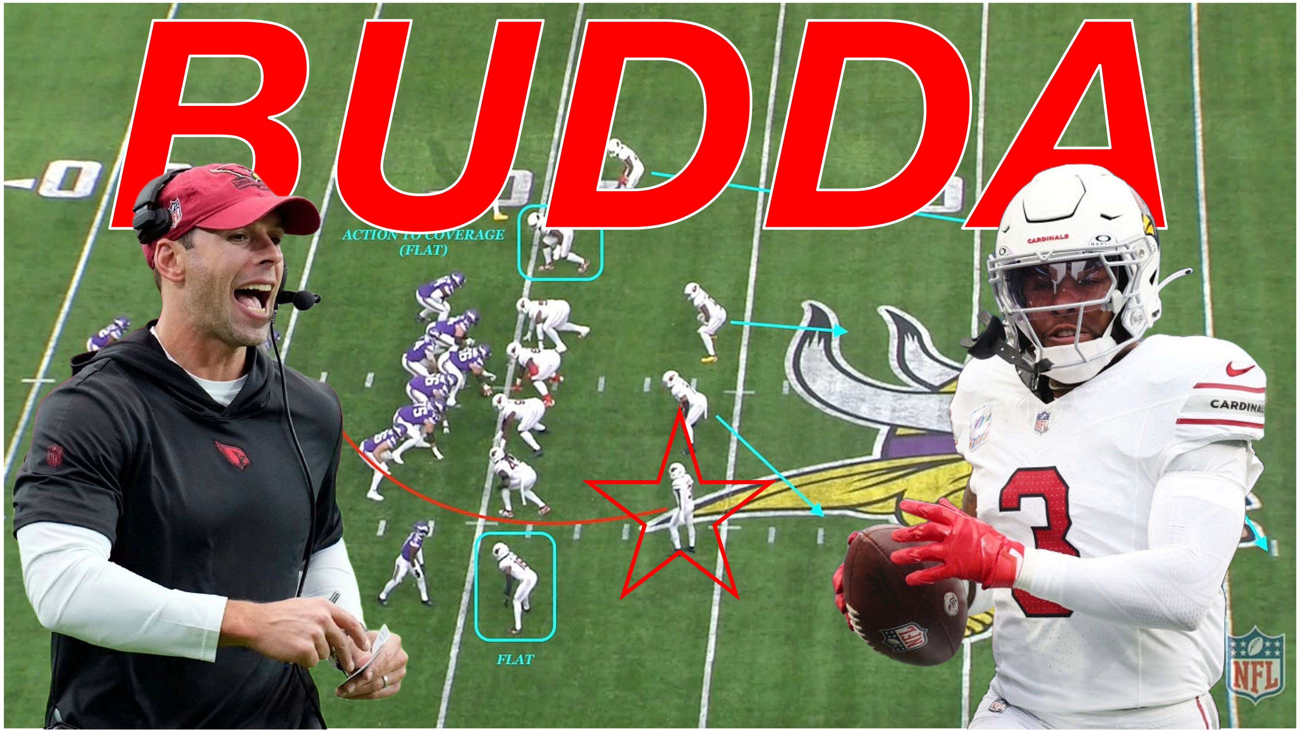 Arizona Cardinals Safety Pressure Cut-Up