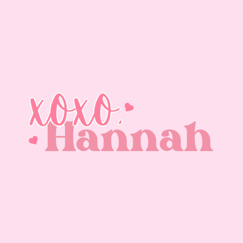 XOXO, Hannah