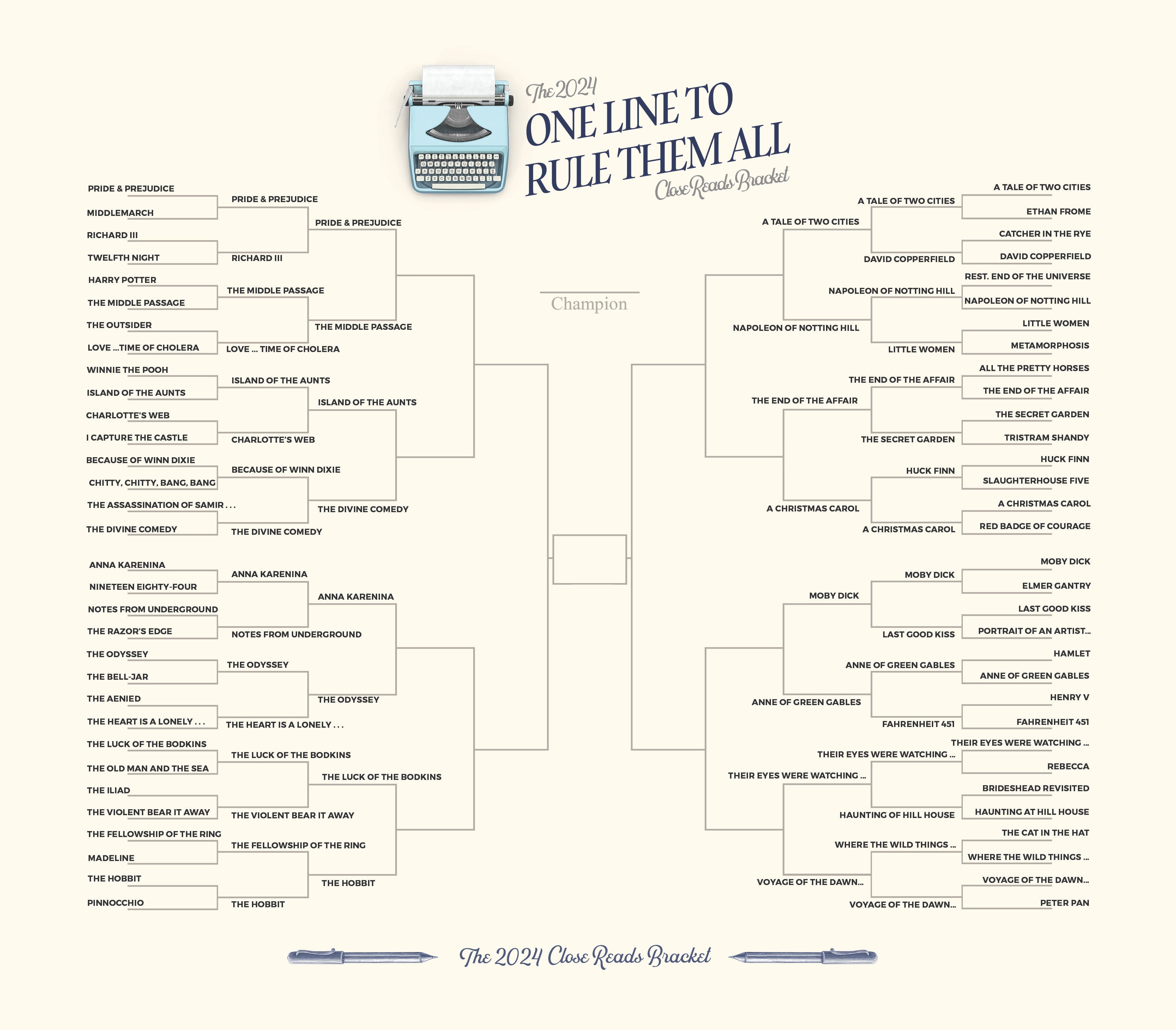 One Line to Rule Them All: Vote Now in the Sweet 16!