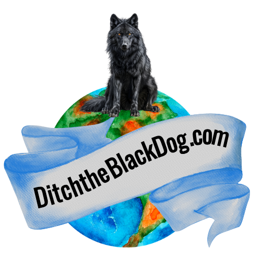 Ditch the Black Dog 🐺 logo