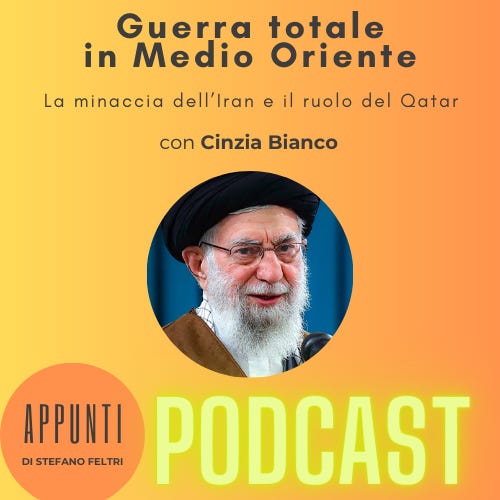 Podcast, La guerra totale in Medio Oriente - con Cinzia Bianco