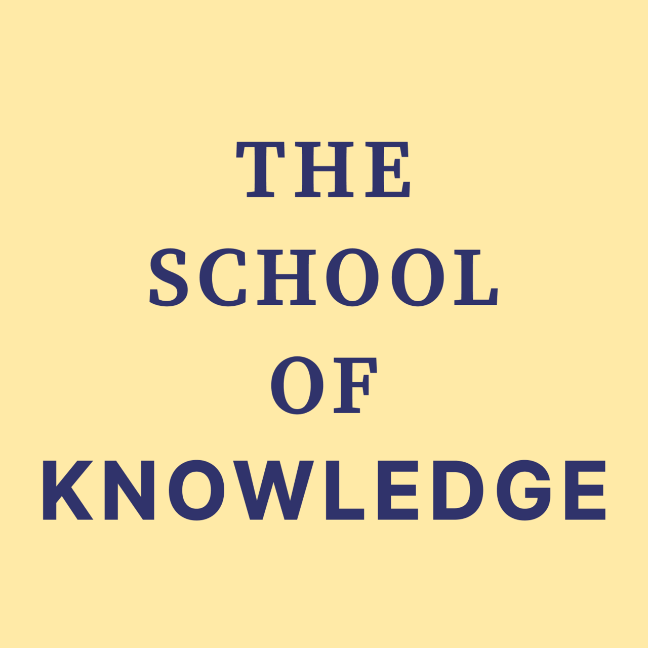 Artwork for The School of Knowledge