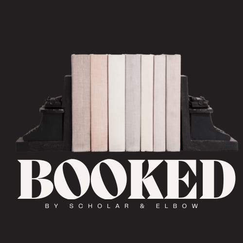 Booked by Scholar & Elbow logo